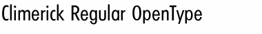 Download Climerick Regular Font Title Preview