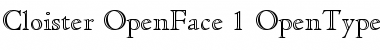 Download Cloister Open Face Font Title Preview