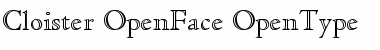 Download Cloister Open Face Font Title Preview