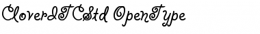 Download Clover ITC Std Regular Font Title Preview