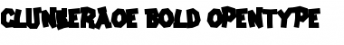 Download ClunkerAOE Bold Font Title Preview