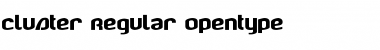 Download Cluster Regular Font Title Preview