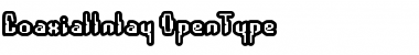 Download CoaxialInlay Regular Font Title Preview