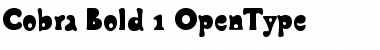 Download Cobra Bold Font Title Preview