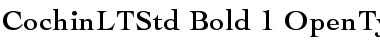 Download Cochin LT Std Bold Font Title Preview