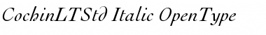 Download Cochin LT Std Italic Font Title Preview