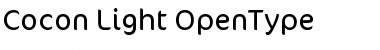 Download Cocon Light Font Title Preview