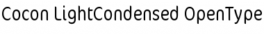 Download Cocon LightCondensed Font Title Preview