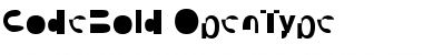 Download CodeBold Regular Font Title Preview