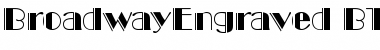 Download BroadwayEngraved BT Engraved Font Title Preview
