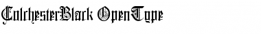 Download ColchesterBlack Regular Font Title Preview