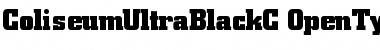 Download ColiseumUltraBlackC Regular Font Title Preview