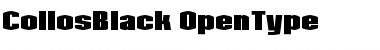 Download Collos Black Font Title Preview