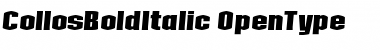 Download Collos BoldItalic Font Title Preview