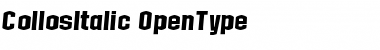 Download Collos Italic Font Title Preview