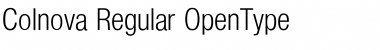 Download Colnova Regular Font Title Preview