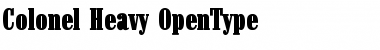Download Colonel-Heavy Regular Font Title Preview