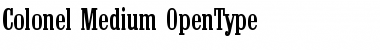 Download Colonel-Medium Regular Font Title Preview