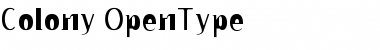 Download Colony Regular Font Title Preview