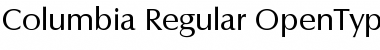 Download Columbia-Regular Regular Font Title Preview