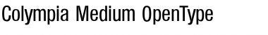Download Colympia Medium Font Title Preview
