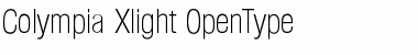 Download Colympia-Xlight Regular Font Title Preview