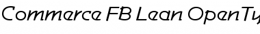 Download Commerce FB Lean Regular Font Title Preview