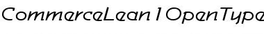 Download Commerce Lean Font Title Preview