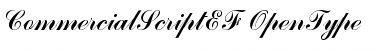 Download CommercialScriptEF Regular Font Title Preview