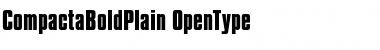 Download Compacta Bold Plain Font Title Preview