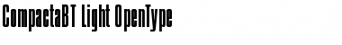 Download Compacta Light Font Title Preview