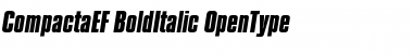 Download CompactaEF BoldItalic Font Title Preview