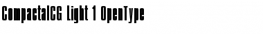 Download CompactaICG Light Font Title Preview