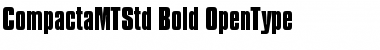 Download Compacta MT Std Bold Font Title Preview