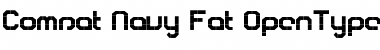 Download Comsat Navy-Fat Font Title Preview