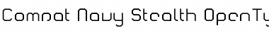 Download Comsat Navy-Stealth Font Title Preview