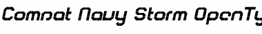 Download Comsat Navy-Storm Font Title Preview