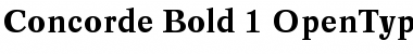 Download Concorde Regular Font Title Preview