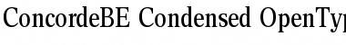 Download Concorde BE Condensed Font Title Preview