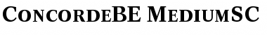 Download Concorde BE Medium SC Font Title Preview