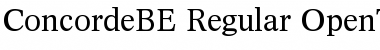 Download Concorde BE Regular Font Title Preview