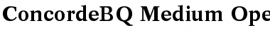 Download Concorde BQ Regular Font Title Preview