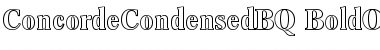 Download ConcordeCondensedBQ Regular Font Title Preview