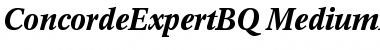 Download Concorde Expert BQ Regular Font Title Preview