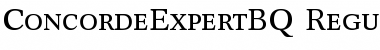 Download Concorde Expert BQ Regular Font Title Preview