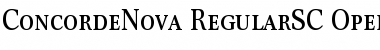 Download Concorde Nova SC Font Title Preview