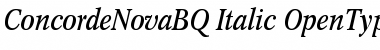 Download Concorde Nova BQ Regular Font Title Preview