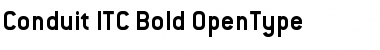 Download Conduit ITC Bold Font Title Preview