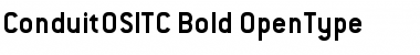 Download ConduitOSITC Bold Font Title Preview