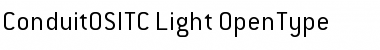 Download ConduitOSITC Light Font Title Preview